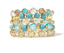 3 -Aqua/Gold