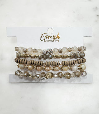 Erimish Neutral Glam Stacks - Bray and Em Boutique