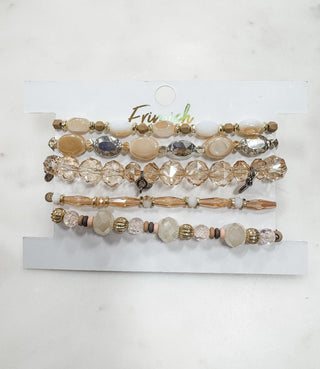 Erimish Neutral Glam Stacks - Bray and Em Boutique