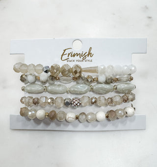 Erimish Neutral Glam Stacks - Bray and Em Boutique