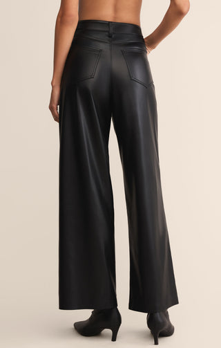 Z-SUPPLY Marli Wide Leg Leather Pants