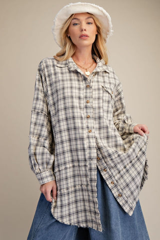 The Heritage Plaid Button Down Top