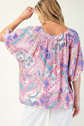 Peach Blossom Breeze Top