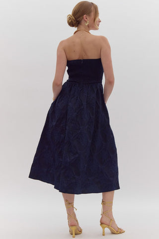 Eternal Romance Embroidered Midi Dress - Bray and Em Boutique