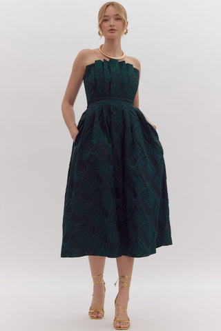 Eternal Romance Embroidered Midi Dress - Bray and Em Boutique