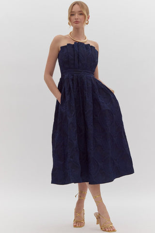Eternal Romance Embroidered Midi Dress - Bray and Em Boutique
