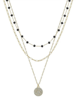 Eva Mae Bead Mix Layered Necklace - Bray and Em Boutique