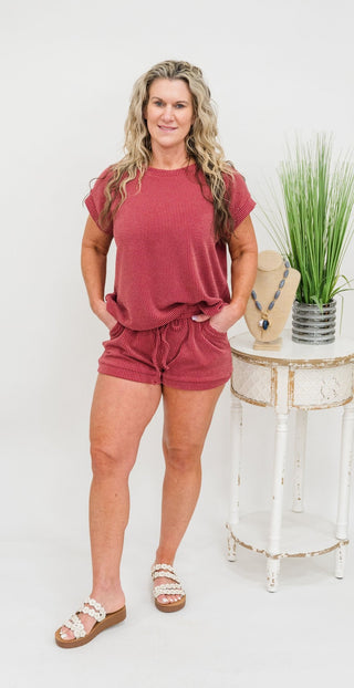 Everyday Agenda Two Piece Ribbed Set - Bray and Em Boutique