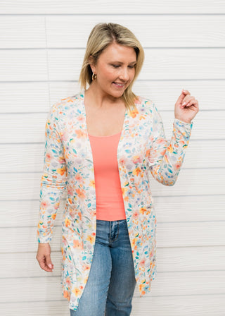 Expressive Florals Cardigan - Bray and Em Boutique