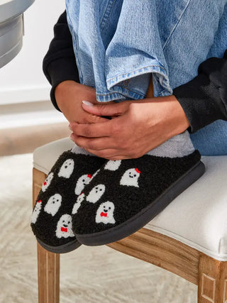Simply Southern Ghoulie Toes Ghost Slippers