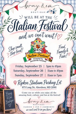 ITALIAN FESTIVAL EVENT!