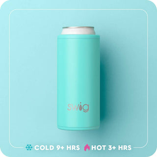Football Skinny Can Cooler 12oz