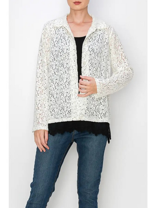 Stylish Twist Sequin Button-Up Shacket