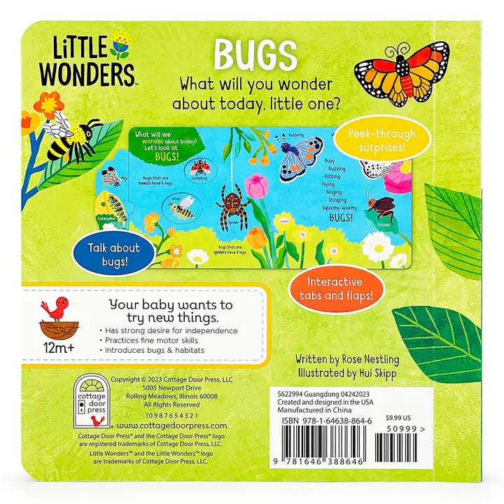 Little Wonders Bug Interactive Board Book