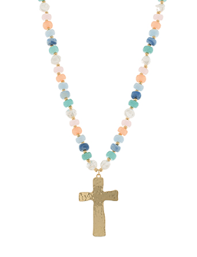 Faith & Color Cross Necklace - Bray and Em Boutique