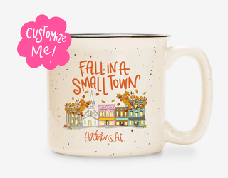Fall In A Small Town Mug (Custom) - Bray and Em Boutique