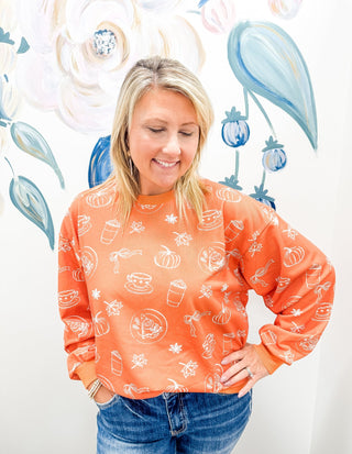 Falling For Fall Sweatshirt - Bray and Em Boutique