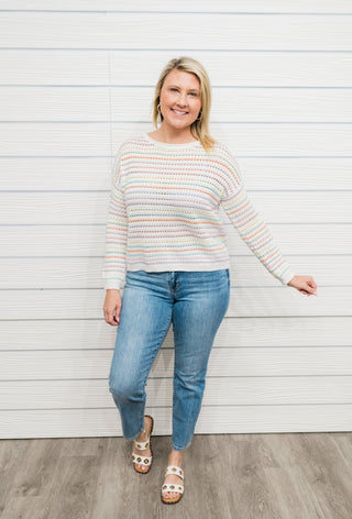 Fashion Pulse Stripe Sweater - Bray and Em Boutique