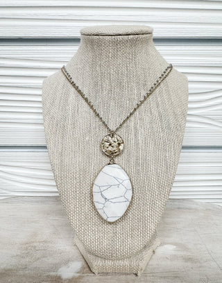 Feel Calm Layered Chain Pendant and Medallion Necklace - Bray and Em Boutique