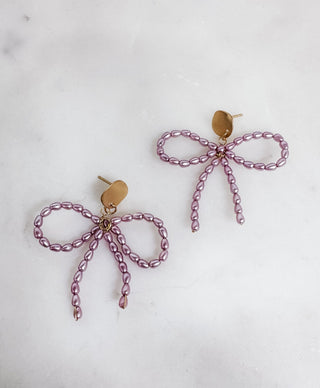 Feeling Cute Pearl Bow Earring - Bray and Em Boutique
