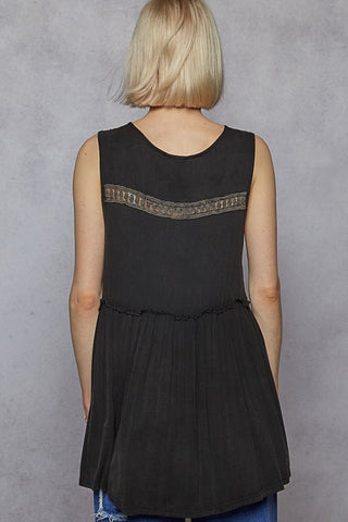 FEMININE EDGE BABYDOLL TOP - Bray and Em Boutique