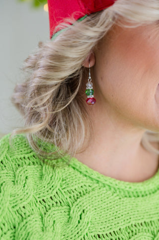 Festive Spark Beaded Drop Earring - Bray and Em Boutique