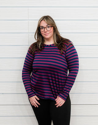 Final Sale: Crimson Waves Top - Bray and Em Boutique