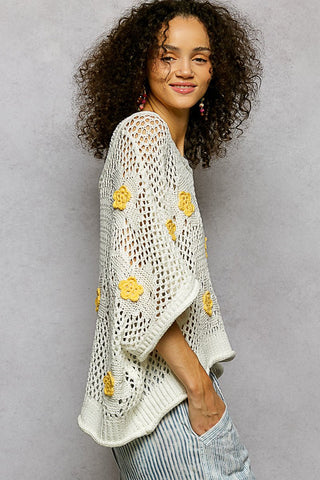 FINAL SALE: Daylight Petals Sweater - Bray and Em Boutique