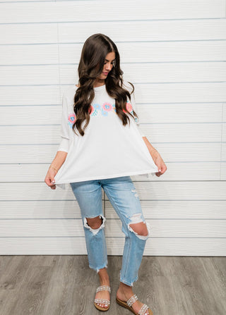FINAL SALE: Jumping Ahead Top - Bray and Em Boutique