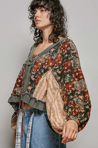 FINAL SALE: Petal & Puff Woven Top - Bray and Em Boutique