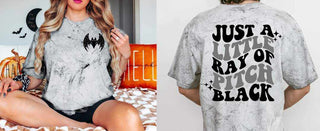 FINAL SALE: Pitch Black Graphic Tee - Bray and Em Boutique