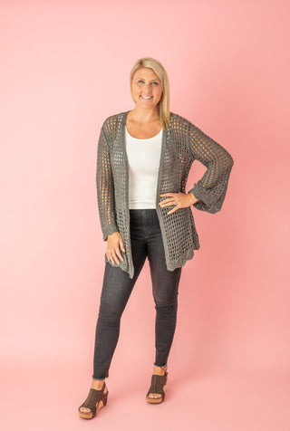 FINAL SALE POL: Cover Me In Love Cardigan - Bray and Em Boutique