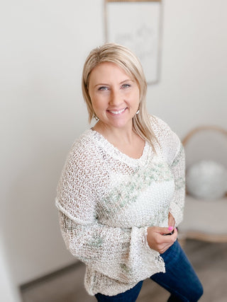 FINAL SALE POL: Energetic Vibes Sweater - Bray and Em Boutique