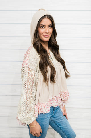 FINAL SALE POL: Fly By Night Hooded Top - Bray and Em Boutique