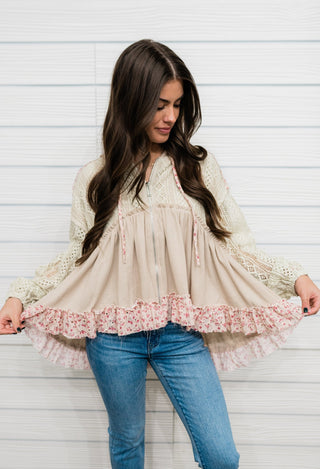 FINAL SALE POL: Fly By Night Hooded Top - Bray and Em Boutique