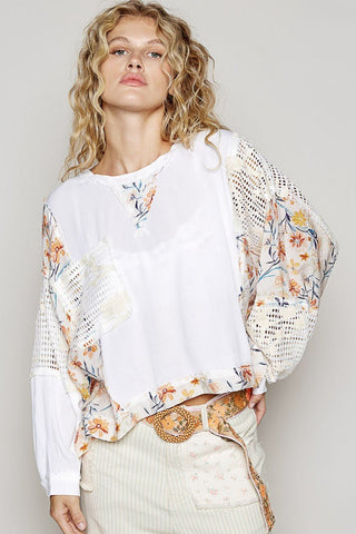 FINAL SALE POL: Garden Harmony Floral Top - Bray and Em Boutique
