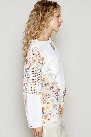 FINAL SALE POL: Garden Harmony Floral Top - Bray and Em Boutique