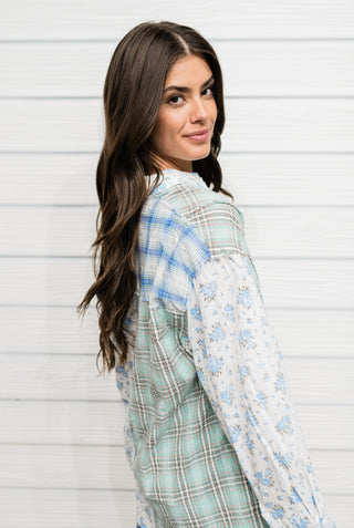 FINAL SALE POL: Pretty As A Picture Top - Bray and Em Boutique