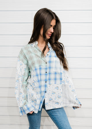 FINAL SALE POL: Pretty As A Picture Top - Bray and Em Boutique