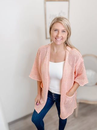 FINAL SALE POL: Strawberry Bliss Cardigan - Bray and Em Boutique
