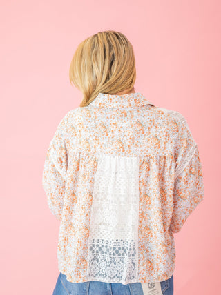 FINAL SALE POL: Vintage Lace Top - Bray and Em Boutique
