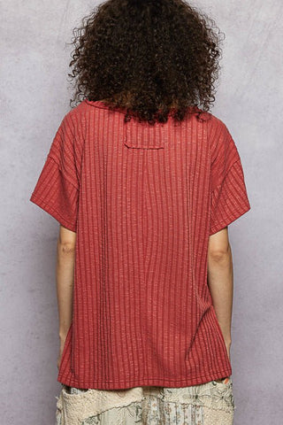 FINAL SALE: Relaxed Edge Tee - Bray and Em Boutique