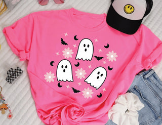 FINAL SALE: Retro Ghost Graphic Tee - Bray and Em Boutique