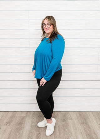 Final Sale: Simply Chic Long Sleeve Top - Bray and Em Boutique