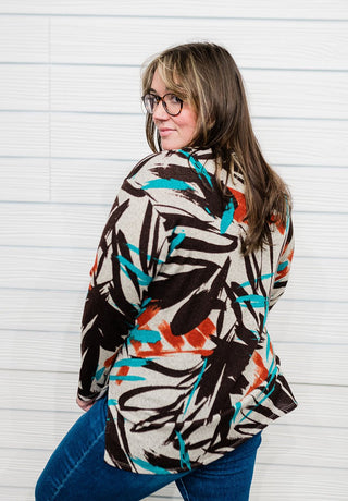 Final Sale: Tranquil Tide Long - Sleeve Top - Bray and Em Boutique