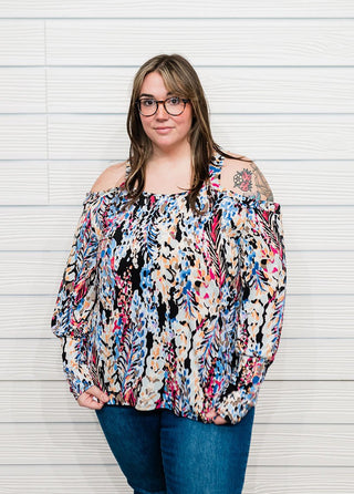 Final Sale: Twilight Twist Off - Shoulder Top - Bray and Em Boutique