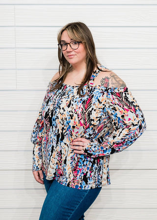 Final Sale: Twilight Twist Off - Shoulder Top - Bray and Em Boutique