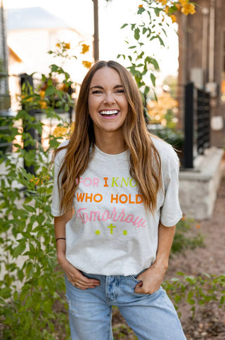 Final Sale: Who Holds Tomorrow Tee - Bray and Em Boutique
