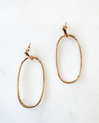 Finally Our Time Oval Earrings - Bray and Em Boutique