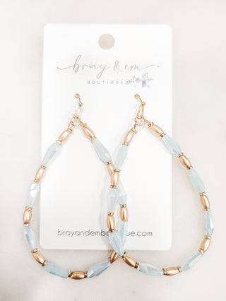 Flawless By Design Teardrop Bead Earrings - Bray and Em Boutique